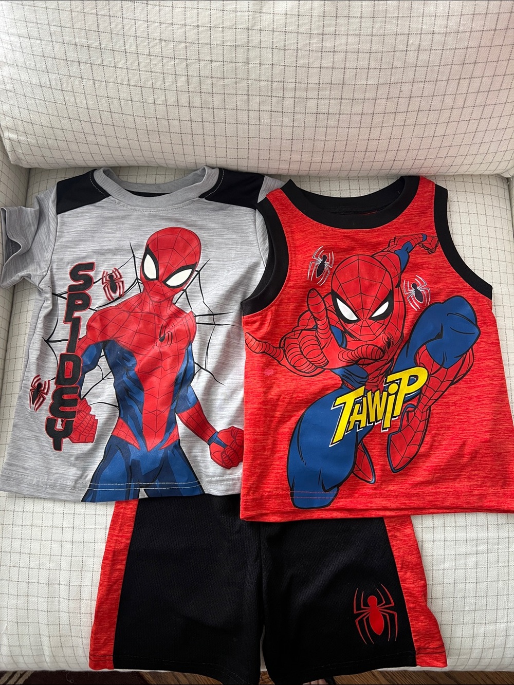 Marvel Spider-Man Short and Shirts set 3T